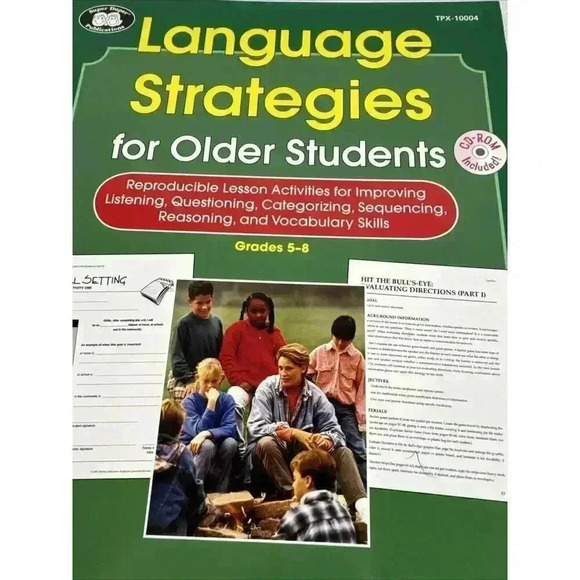 Language Strategies for‎ Older Students SPEECH THERAPY CD Rom Unused - Picture 2 of 12
